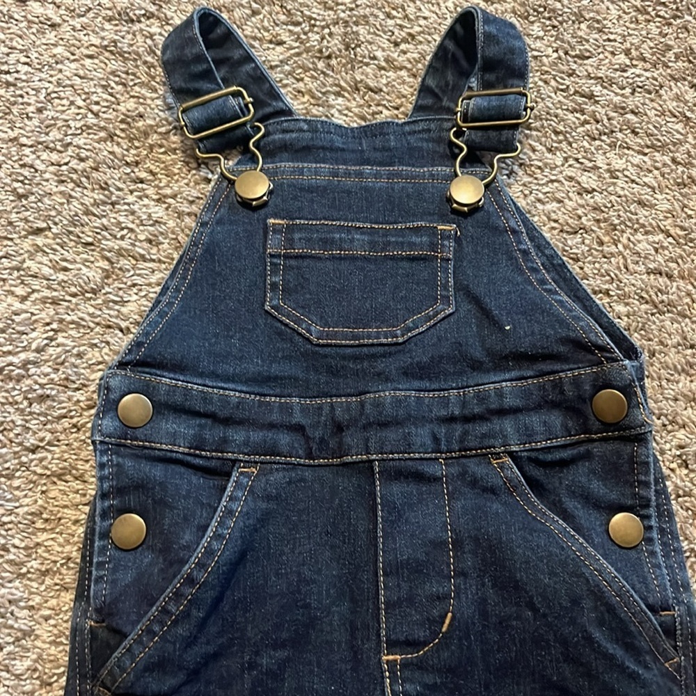Hanna Andersson Infant Denim Overalls 3-6M‎ - Picture 3 of 9